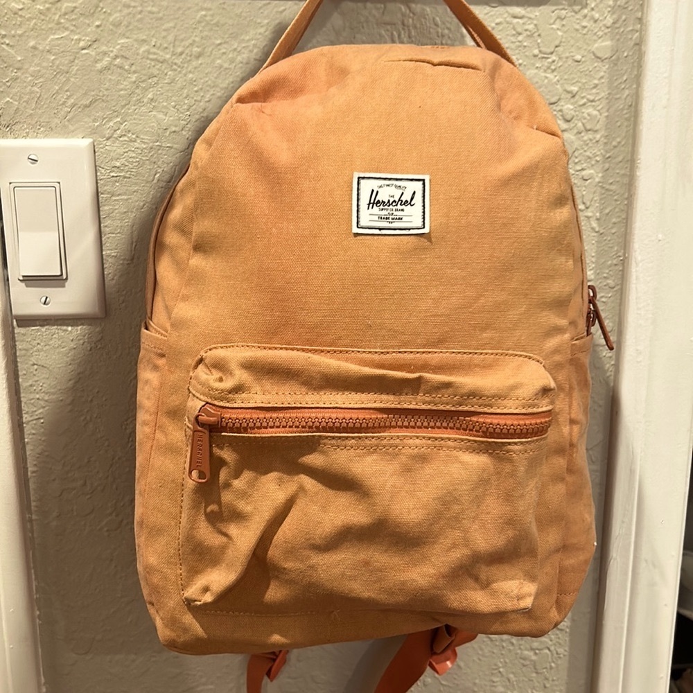 Herschel coral backpack